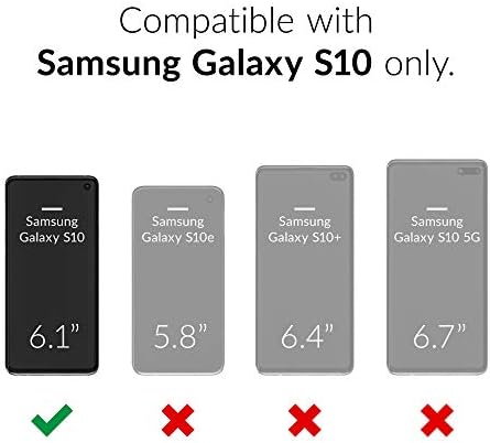 Калъф Копнеж S10, Здрав Защитен калъф серия Strong Guard за Samsung Galaxy S10 - Черен
