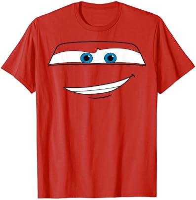 Тениска с къс ръкав Disney Pixar Cars Lightning McQueen Big Face
