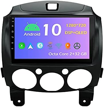 9 Android 10,0 Авто Радио Стерео Подходящ за Mazda 2 От 2007 ~ 2014 Главното Устройство GPS Навигация Carplay 4G WiFi, Bluetooth
