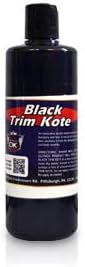 Детайл King Trim Kote - Черен - 16 грама - Дългосрочно възстановяване - За използване на зърна с тапицерия от черна пластмаса, винил и отвън на вашия автомобил