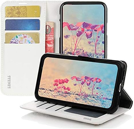 Чанта-портфейл STENES Bling за телефон, съвместим с калъф Sony Xperia 5 II - Стилен - 3D цвете Кристал, Ръчно изработени с цветна пеперуда, Кожен калъф-поставка за дамска магнитна ?