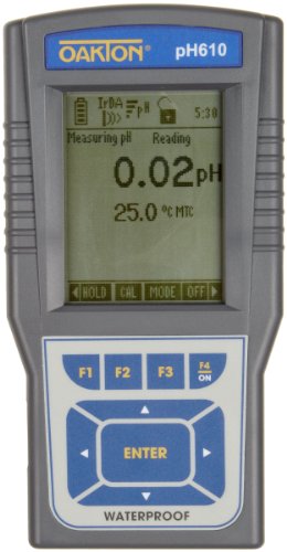 Водоустойчив измерване на pH 610 от Oakton, с pH-сензор
