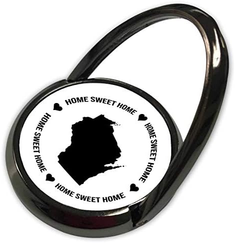 3dRose Печат City - Типография - Уисконсин във Вътрешността на кръг с изображение на Дома, Приятен дом и сърцата на бял фон. - Телефонно обаждане (phr_324339_1)