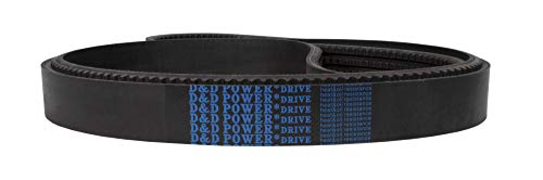 D&D PowerDrive R5VX1700-4-Лентов Клиновой рамо със Зъби, 4 Ленти, Гума