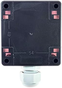 Бутон превключвател за аварийно спиране LYVI с предавателна 22 мм 1 NO 1 NC 10A 660 В Водоустойчива Кутия Ръчна