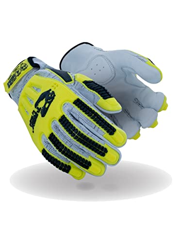Удароустойчив ръкавици MAGID TRX747 серия Windstorm | ANSI A6, устойчиви на гумата, работни ръкавици Hi-Elbi с вентилационна