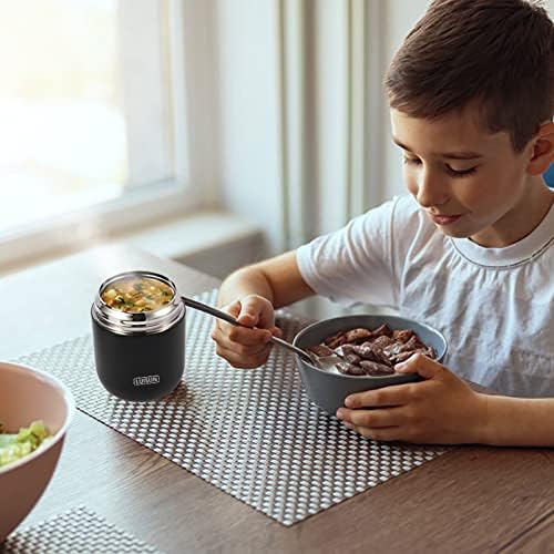 17 Унции Изолиран Хранително-вкусовата Термос, Супа-термос за топла храна на Деца и възрастни, Контейнер за обяд от