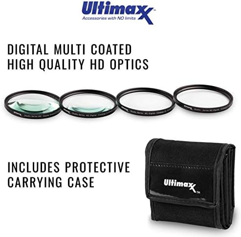 Ultimaxx 67 ММ Пълен набор от аксесоари за филтри за обектив с размер на филтър е 67 мм: Комплект филтри UV CPL FLD + Комплект за макро близък план (+1 +2 +4 +10)