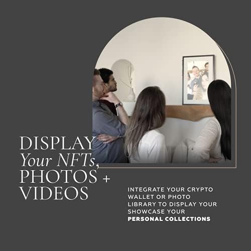 Canvia Smart Digital Платно Display and Frame - за фина живопис, стенни изкуство, NFT, лични снимки и видео