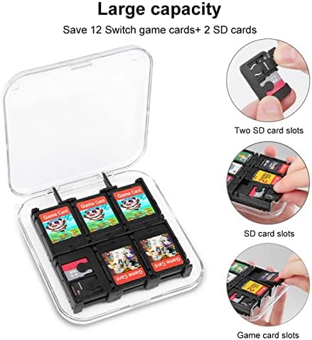 Калъф за игра на карти Kiwi Bird устойчив на удари за употреба За съхранение слот за карти 6 Слотове Защитна Кутия За Съхранение е Съвместимо с Switch Games