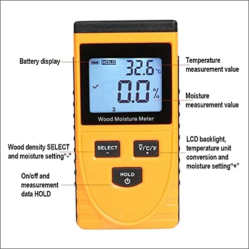ASUVUD Цифрово Измерване на влажността на Дървесината GM630 Инструменти за измерване на Влажност на Дървесина