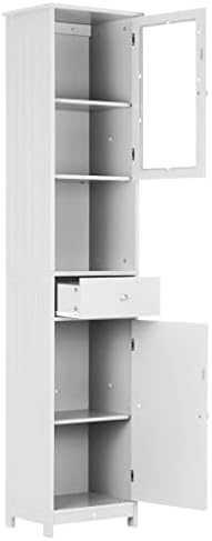 Шкафове за баня SXDS за съхранение Шкафове За Баня Мебели за баня Дървени Подови шкафове с Врати и чекмеджета
