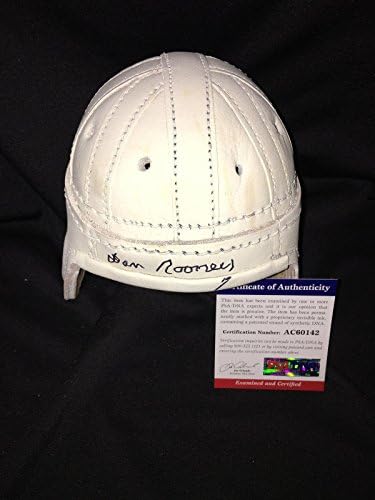 Собственик кожа мини-шлем Питсбърг Стийлърс Дан Рууни подписа PSA/DNA #2 Мини-Каски NFL с автограф