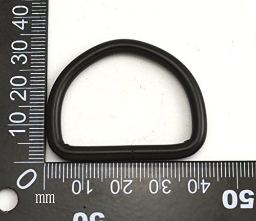 Wuuycoky High Body Черни D-образни Пръстени, Катарами D-образен пръстен Без заваряване За закрепване на предпазния 1