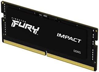 Комплект памет за преносим компютър Kingston Fury Impact 32GB (2x16GB) 5600MT/s DDR5 CL40 от 2 sets | по-Малко консумация