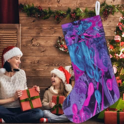 cfpolar Лилаво Течни Коледни Чорапи, Персонални Коледни Чорапи, Празнична Украса За Дома, Коледна Украса, Подаръци