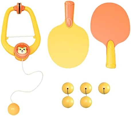 Colaxi Вътрешен Окачен Тенис на маса Преносими Гребла и Топки Симулатор за Рамката на Вратата Играчка за взаимодействие
