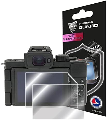 IPG за защитно фолио за беззеркальной фотоапарат Panasonic LUMIX G100 4k (2 единици) Невидима защита на екрана - Качество HD / Самовосстанавливающаяся / Без мехурчета за Lumix G100