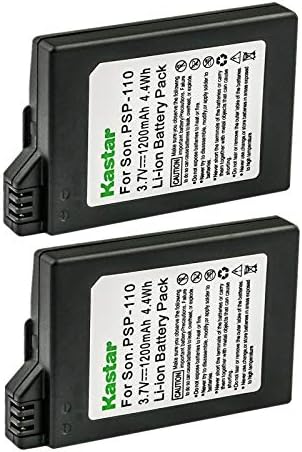 Замяна на батерията Kastar 4-Pack за Sony PSP-S110, батерии, PSPS110, Sony PSP-2000 И PSP-2001, PSP-2002, PSP-2003, PSP-2004, PSP-2005 Г., PSP-2006, PSP-2007, PSP-2008, PSP-2009, PSP-2010, PSP-3000