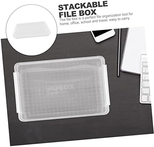 Скоростна STOBOK Прозрачна Кутия-Органайзер Пластмасов Органайзер За Съхранение на Pp Кутия За Съхранение С Капак