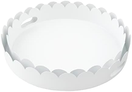 Комплект метални тави, употребявани с Назъбени Дюзи за торта от кал, диаметър 17 см, Бял