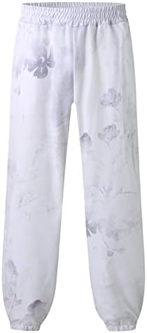 MIASHUI Foam House Мъжки Ежедневни Панталони Универсални С Всички Щампи, Свободни Панталони в Голям Размер, Модерен Плажни Панталони С джобове Джинсового Намаляване на