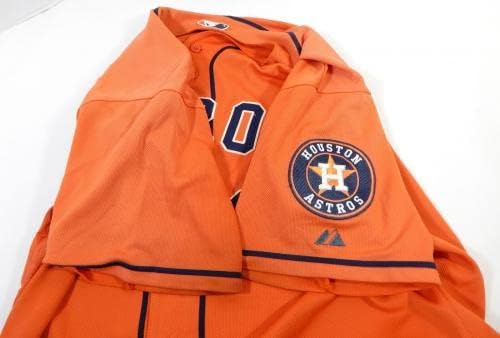 2013-19 Хюстън Астрос #63 Използвана в играта Оранжева Риза, Табела с името на Изтрита 48 DP25532 - Използваните В играта тениски MLB
