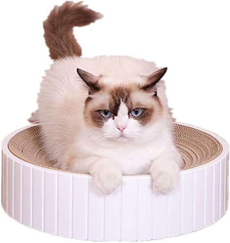 Здрава Котешка Когтеточка за домашни котки Cardboard 2in1 Cat Scratching Pad & Lounge - Премиум Разтегателен диван