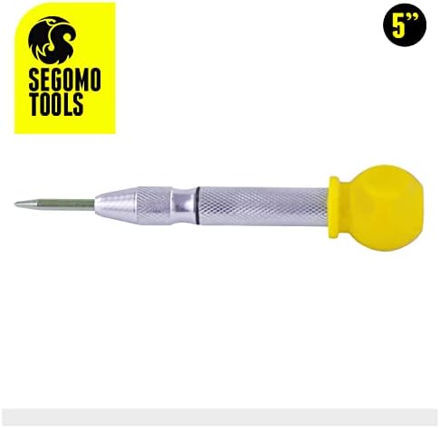 Segomo Tools 5-инчов прецизна диамантена нагънат стомана S2 (58-60) Автоматичен централна перфоратор | перфораторный