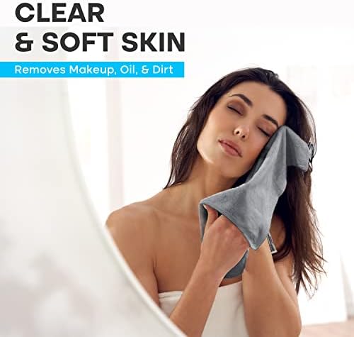 Кърпа за миене на лице Luxe Beauty Essentials от микрофибър за тялото - Ултра Мека Кърпа за отстраняване на грим