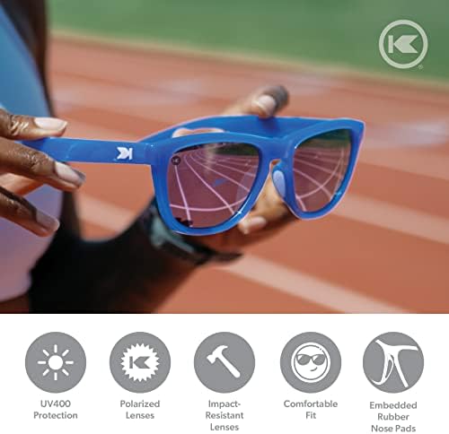 Спортни слънчеви очила Knockaround Premium с поляризация за бягане за жени и мъже - Удароустойчив лещи и пълна защита