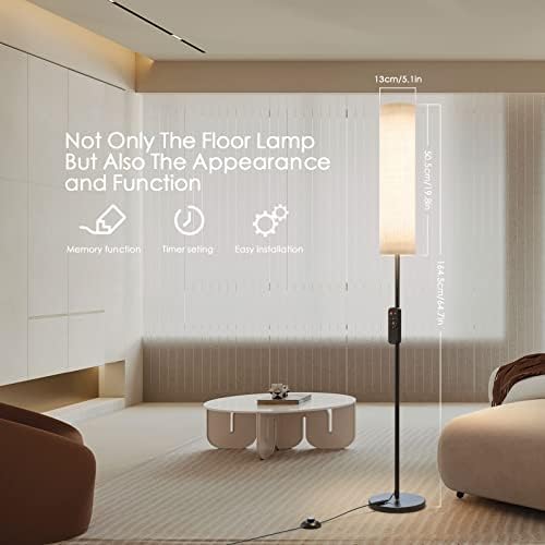 Под лампа Lithomy, Модерен led лампа с 4 Цветови температури, подови Лампи с Бесступенчатым Затъмняване и дистанционно