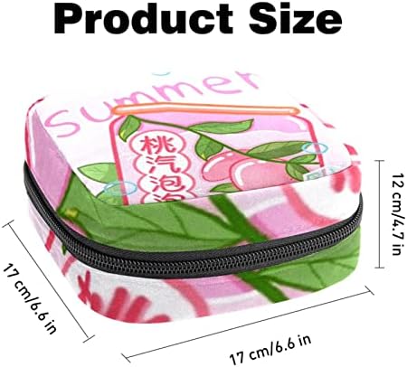 ORYUEKAN Чанта За съхранение на Хигиенни Кърпички, Преносими Многократна употреба Менструални Тампони джоб, Чанта за Съхранение на Тампони за Жени И Момичета, Лятна Пр