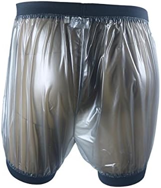 Утягивающие пластмасови панталони Haian за възрастни при инконтиненция на урината, 2 опаковки (XX-Large, прозрачен черен)