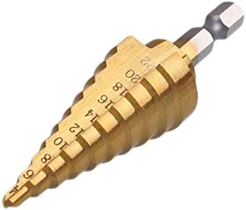 Детайли инструмент HSS С титанов щанга с Покритие 4-22 мм Шаговое Конусное Тренировка За Метал, Дърво, Коническому