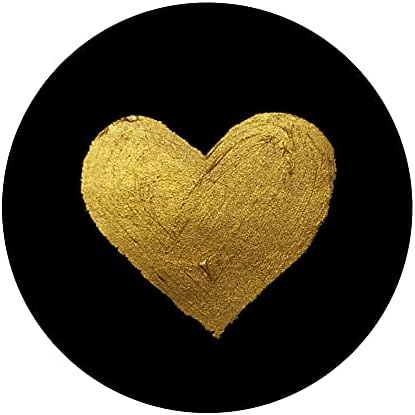 Златни попсокеты с Хубав Сърце С Възможност за смяна на PopGrip
