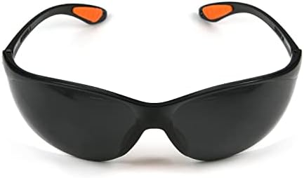 Защитни очила за работа и спорт от поликарбонат сива рамка със Сиви Лещи 1 бр.
