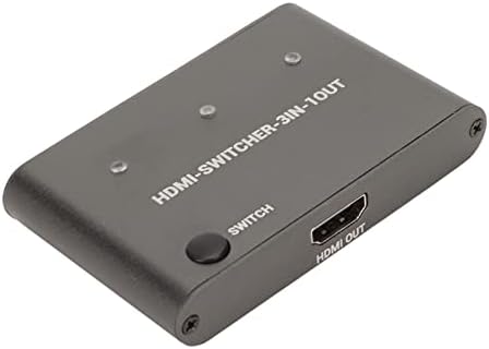 3-портов Видеопереключатель, преминете на мултимедиен интерфейс 4K HD Plug and Play HD Без закъснения
