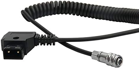 Захранващ кабел ANDYCINE с намоткой D-Tap за BMPCC 4K Weipu за Джобна филм Blackmagic 4K и батерия с V-образно затваряне