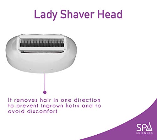 Spa Sciences Viva Lady Shaver Head - Тример за косми по тялото си - за безболезнено обезкосмяване - Съвместими средство