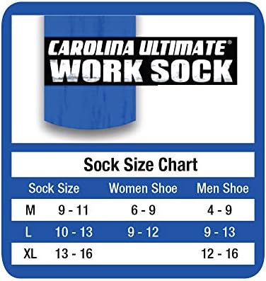 Мъжки чорапи Carolina Ultimate за диабетици, за нищо не задължаващи, Dress Crew Socks 2 Опаковки