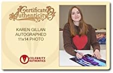 Снимка на Карън Гилън с автограф от 2014 Пазителите на Галактиката Мъглявината 11x14