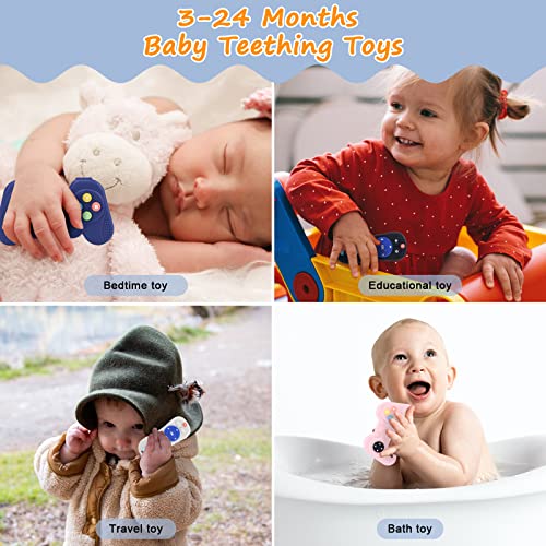 2 Опаковки на Детски играчки с дистанционно управление, Играчки за никнене на млечни зъби във форма на телевизия за