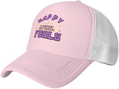 Шапки Happy Aprill Fools за Момче с бейзболна шапка, Регулируем бейзболна шапка, Шапката на Ден на Шегата, за Момичета