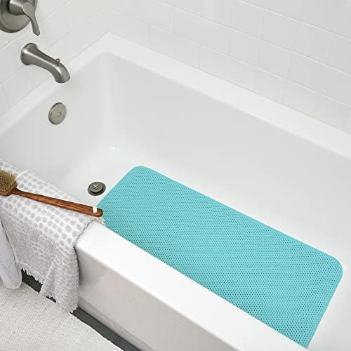 Подложка за баня Duck Brand Softex, машинно пране, 17 x 36 см, Син, устойчив на приплъзване (393478)