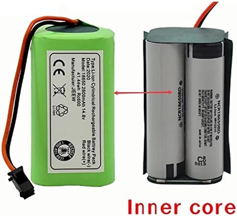 Акумулаторна батерия 18650, литиево-йонна батерия 14,4 v 2800 ма/3000 mah, Замяна за Conga Excellence 990 Ecovacs Deebot