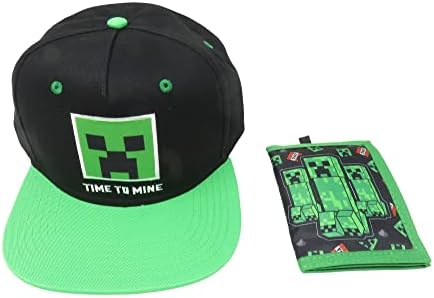 Подаръчен Комплект Minecraft пълзящо растение Time Mine възстановяване на предишното положение Hat Шапка и Чантата За Момчета