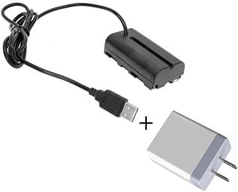 Подмяна на батерията USB на Сляпо за Sony-L (NP-F550) 40Кабел-адаптер с USB захранване 3.1 Amp