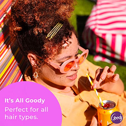 Щипки за коса Гуди Styling - 100 броя, черни - да Не се плъзгат и се фиксират на място - Подходящи за всички типове коса - Безболезнен аксесоари за коса, за жени или момичета