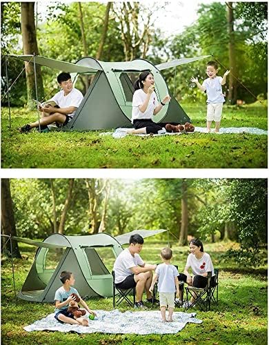 HAIBING Tent Моментна Семейна Палатка за къмпинг, Разходки, Пътуване, Автоматична Палатка за къмпинг, 2-Секунден